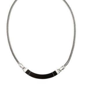 Chain & Leather Necklace